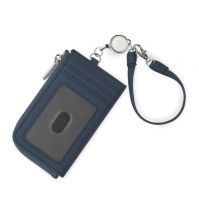 Business Card Holder Wallet With Wrist Strap