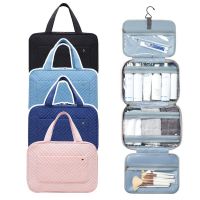 4 Layers Travel Toiletry Bag With Hanging Hook