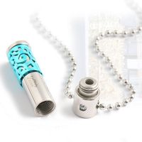 Perfume Bottle Pendant Necklace