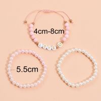 3Pcs Stretch Plastic Bracelet Set