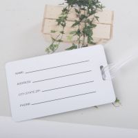 PVC Luggage Tag With Loop