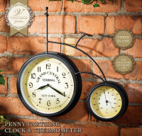 BICYCLE OUTDOOR GARDEN WALL CLOCK