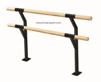 Two layer ground fixed training dance pole exercise bar