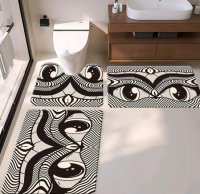 pvc foam bathroom  non-slip waterproof floor mats