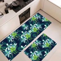 Factory direct sell 2 pcs  Pu non-slip customized   kitchen mats