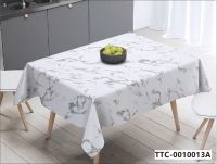 70 X 70 inch Square Jacquard Tablecloth Table Cover - Waterproof/Spill Proof/Stain Resistant/Wrinkle Free/Heavy Duty - Great for Banquet, Parties, Dinner, Wedding 