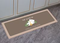 cartoon home baby deco bathroom Mat PU Leather Wear Resistance Bathroom Floor Mat No Stains Quick Drying Rubber Non-Slip Shower Mat 