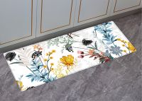 spring rugs  PU Leather kitchen 45*75 45*120 kitchen mats anti-fatigue rugs 