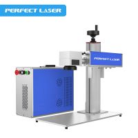 Perfect Laser - 20W 30W 50W 100W Desktop Metal Steel Plastic Raycus Jpt Mopa Fiber Laser Engraving Marking Machines