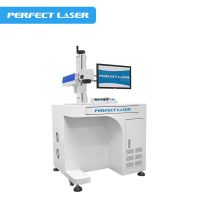 Perfect Laser - PEDB-400D Metal Steel Plastic Raycus Fiber Laser Marking Machine