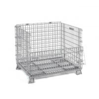 FOLDING WIRE CONTAINER 32X20X21