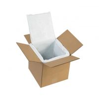 INSULATED FOAM BOX LINERS 8"X8"X