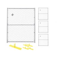 CHAIN LINK FENCE, POWDER COAT FI