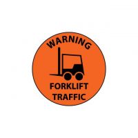 WARNING FORKLIFT TRAFFIC FLOOR S