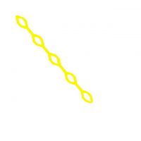 GOTHIC PLASTIC BARRIER CHAIN, HD