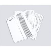 ADHESIVE PATCH PANEL LABELS