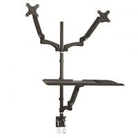 Dual arms Sit-Stand Workstation