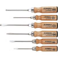 6 PIECE WOODEN HANDLE SCREWDRIVE