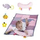 Baby Tummy Time Mat, Lovvie & Joy Portable PlayMat for Newborn Girl & Boy