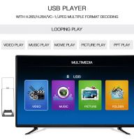 75inch Led Tv 4k Uhd Oled Ultra Slim Android 12 System 5g Wifi Wall Bracket Bluetooth Remote