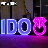 WOWORK giant letter light marquee letter wedding party event decoration