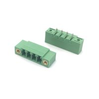 terminal block 3.81pitch 4p pluggable type male with ear