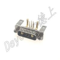 High Current D-SUB Connector, Machine Pin VGA interface, Machine Pin DR , 7W2 90 Ã‚Â°DIP, male sockets