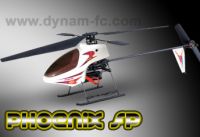 Phoenix FP 4Ch micro electric RC helicopter 100% Ready to Fly