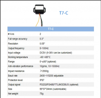 Bluetooth Wireless Inclination Sensor | Remote Monitoring via App or PC