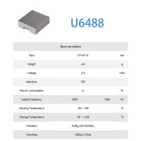 High Performance MEMS Accelerometer Gyroscope IMU for AHRS Applications