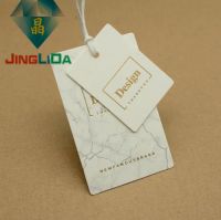 Custom Cheap Clothing Cardboard Paper Hang Tag for Suits