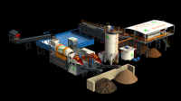 Modular soil washing remediation plant