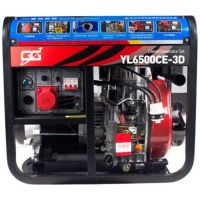 Excalibur East EU 3kw 4kw 5kw 6kw Diesel Generator S4000DE Open Type Diesel Generator with Wheels