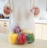 clear t-shirt plastic shopping bag