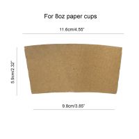 Paper cup sleeves for 8oz and 10-20oz cups