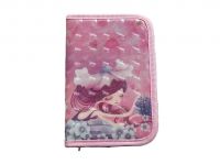 Competitive price PVC grating quality zipped storage case stitched polyester Pencil Case for pencils collection color pencil