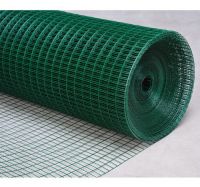 Green Welded mesh fence, PVC coated welded mesh fencing, agriculture welded mesh