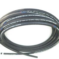 Renovl Cr Neoprene Outer Layer High Pressure Resistant Two Layer Wire-Braided Black Power Washer Hose Suitable for Water Sandblasting and Rust Removal