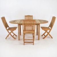 Folding Dining Set Teak Wood