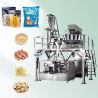 Nuts Chocolate Kraft Paper Bag Filling Machine Automatic Pouch Packing Machine Stand up Zipper Bag Doypack Packing Machine