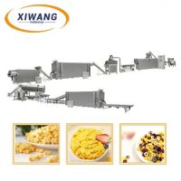 Breakfast cereal processing line corn flakes making machine