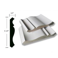 Modern Decorative Ceiling Solid wood Crown Moulding Trimming