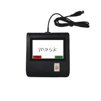 New design 5-Inch Biometric Digital Signature Pad with Stylus Fingerprint Identification Durable Electronice Signature tablets OEM Programable SDK signature device
