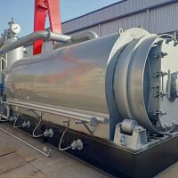 Continuous pyrolysis equipment/oil sludge tire plastic