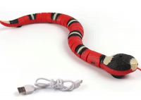 Electric intelligent induction cat toy interactive automatic electric snake cat trailer indoor game kitten toy USB charging