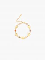 Colorful diamond bracelets