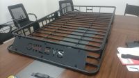 Large 17 Sq. Ft. Capacity 500 lb. Load Roof-Mounted Steel Cargo Carrier Car Roof Rack Basket by Owleys