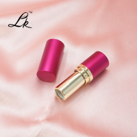 Luxury High Quality Round Pattern Metal Lipstick Lip Balm Container Empty Aluminum with Silk Screen Printing Mascara Cosmetics