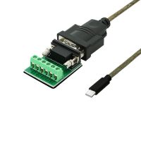 USB to RS485/422 Serial Port Cable, Industrial-grade Type-C Serial Port Cable, DB9-pin COM Port Communication Conversion Cable 