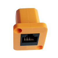 RJ45 Ethernet Cable Adapter Cat6 Cat5e Straight Through Connector 180-degree 90-degree 8P8C Round-shaped Network Double-through Panel-mounted Type